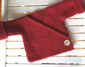 Baby, Kinder Strickjacke, Wickeljacke