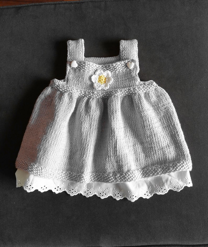 Baby dress knitted image 1