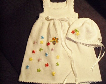 Baptism dress, white baby baptism