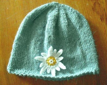 Baby hat, silk+alpaca