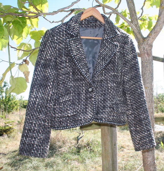 Veste femme en Laine. Vintage 90s. Made in France