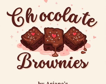 Fudgy Chocolate Brownie Recipe | Crinkly Top, British Baking (PDF Download)