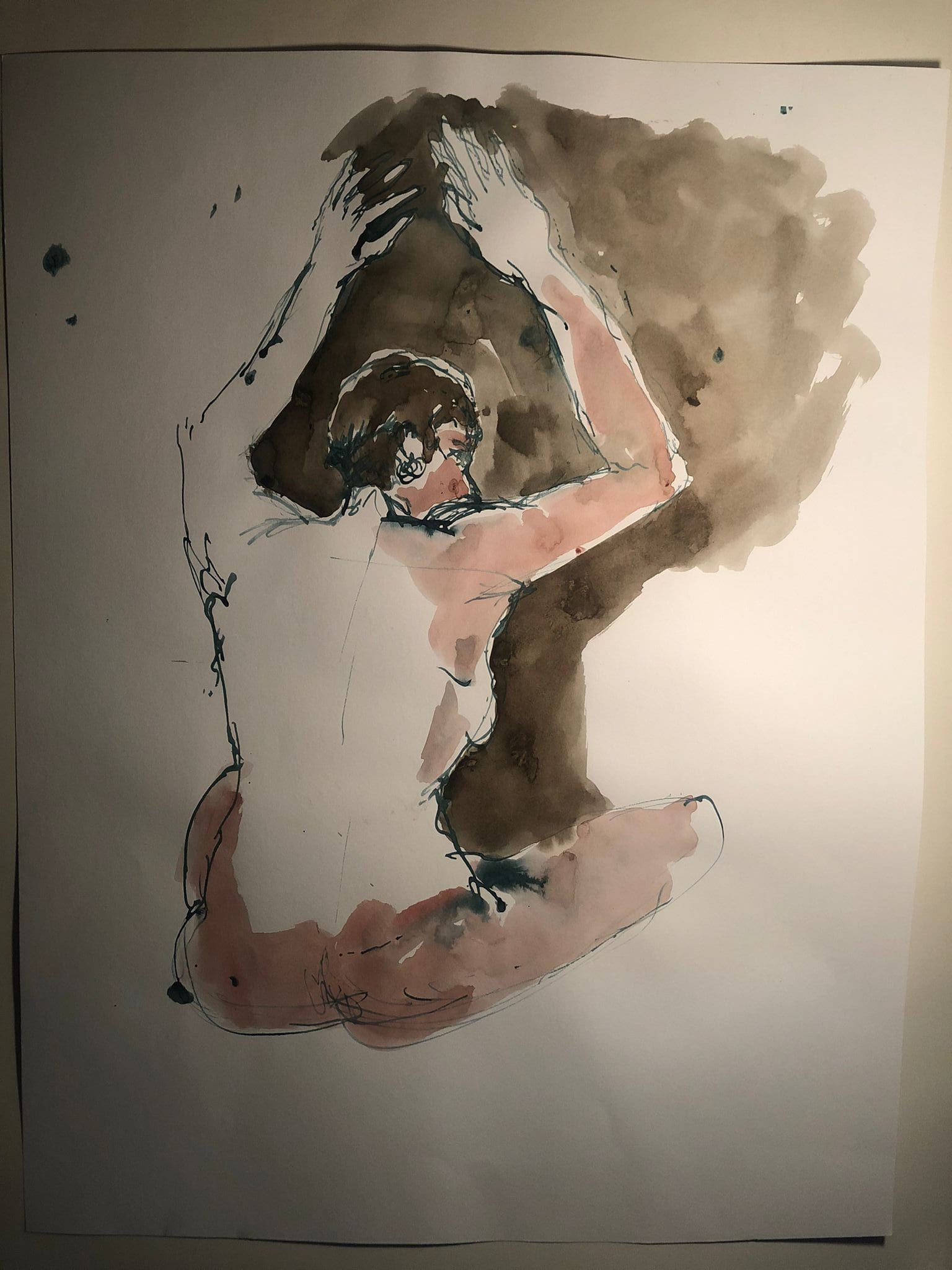 Dessin Nu Atelier Modele Vivant