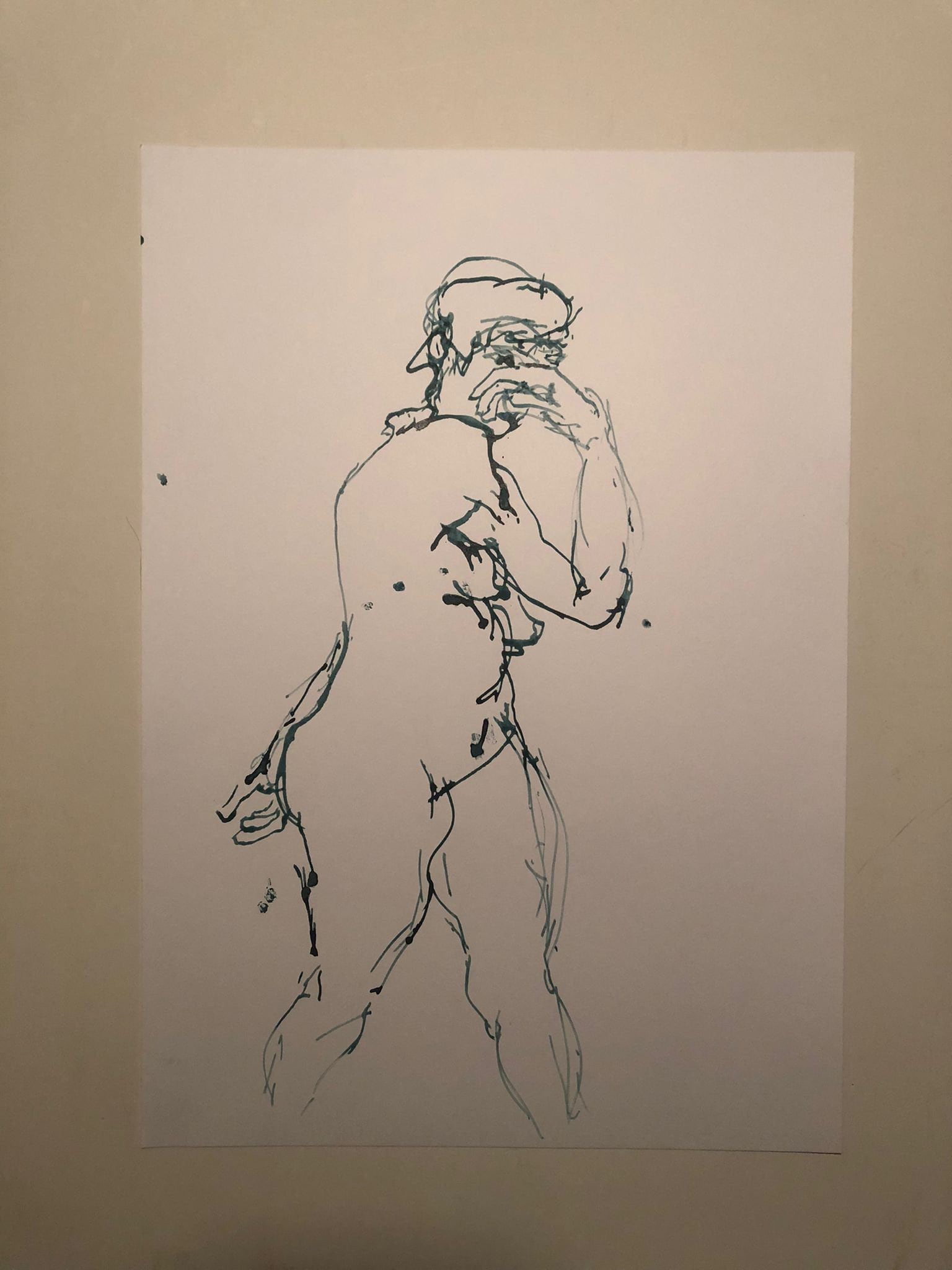 Dessin Nu Atelier Modele Vivant