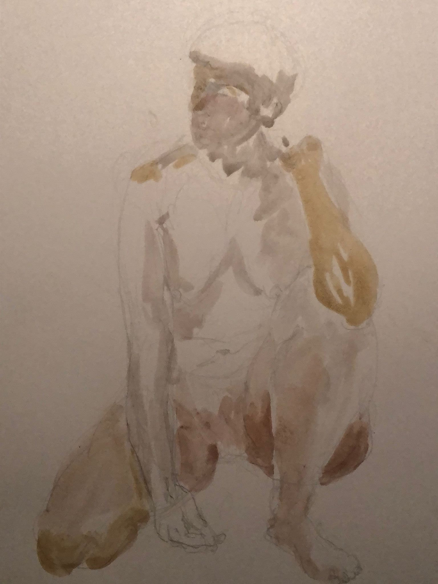 Dessin Nu Atelier Modèle Vivant