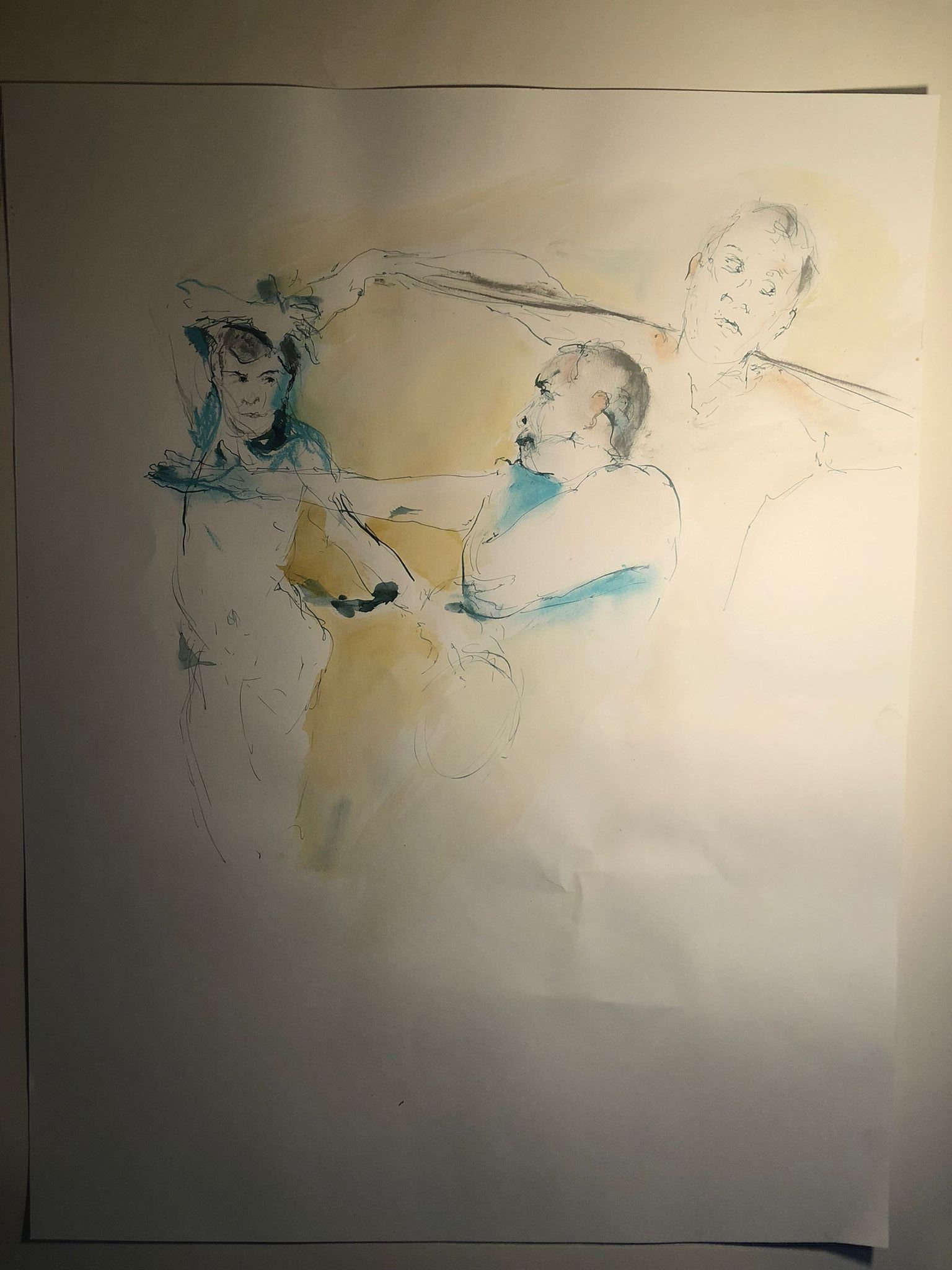 Dessin Nu Atelier Modele Vivant