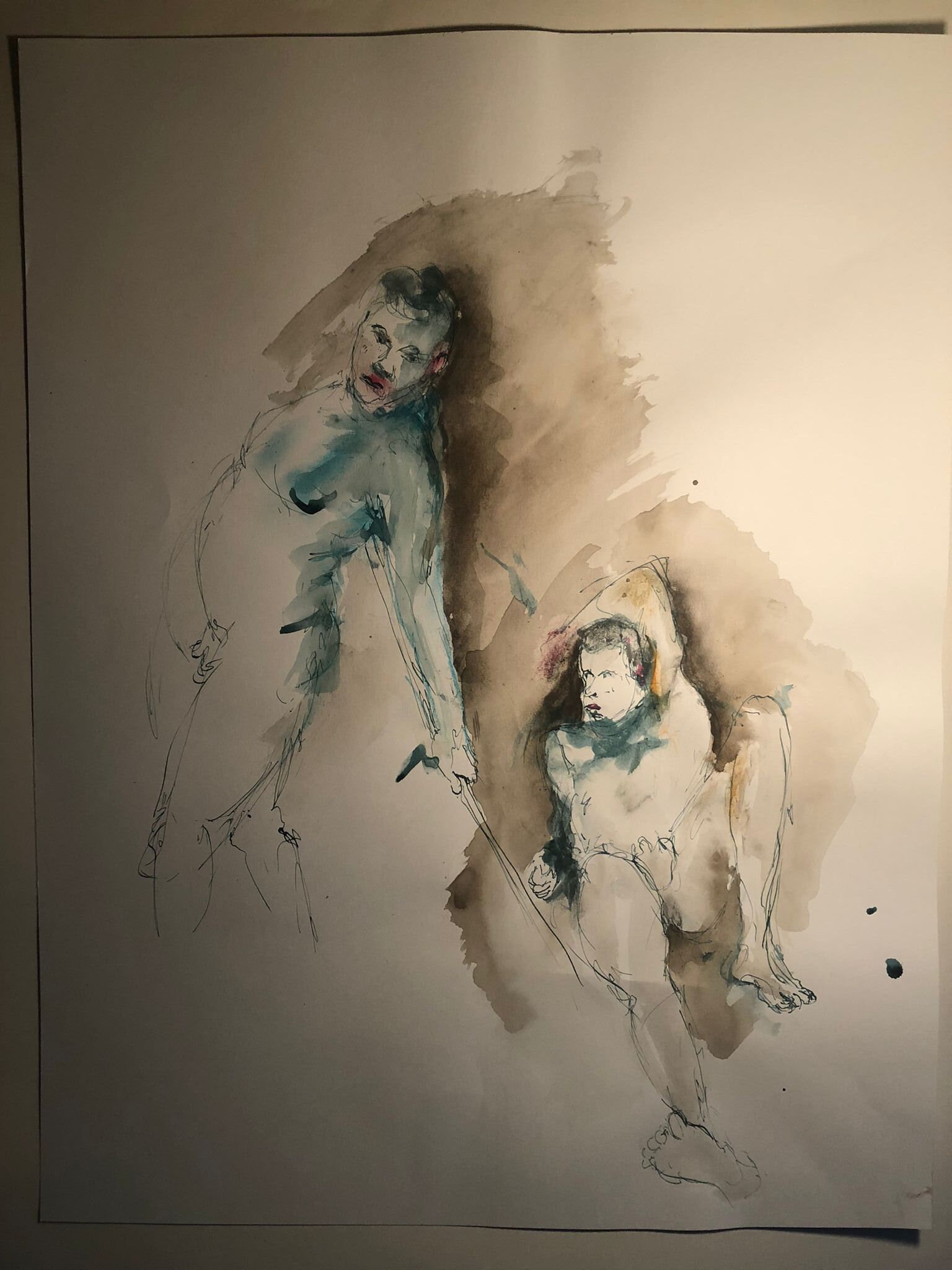 Dessin Nu Atelier Modele Vivant