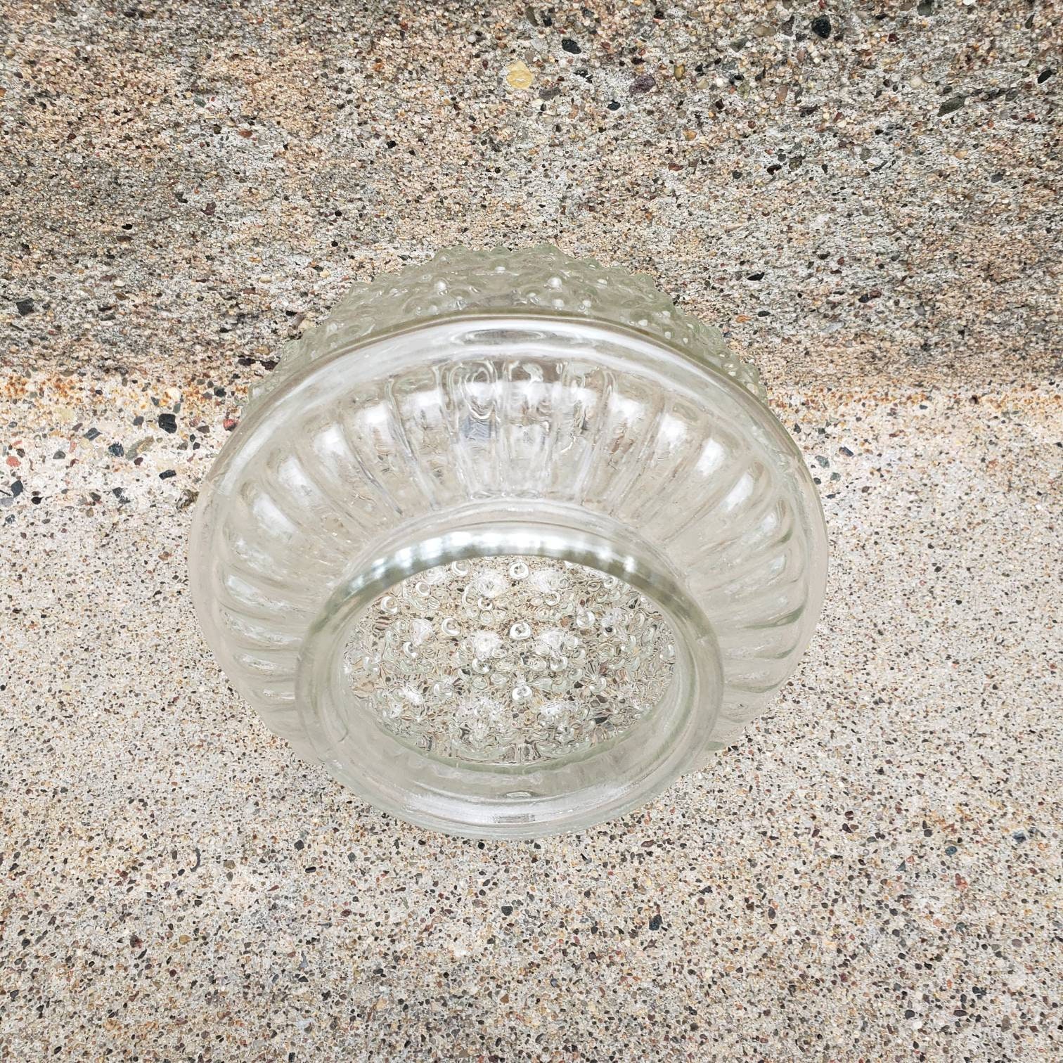 Vintage Clear Glass Light Cover Globe Acorn Beehive Shade Etsy