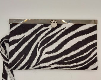 Zebra Stripes - Diva Wallet and Checkbook Cover