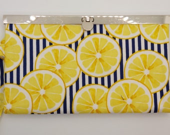 Lemons & Stripes - Diva Wallet and Checkbook Cover