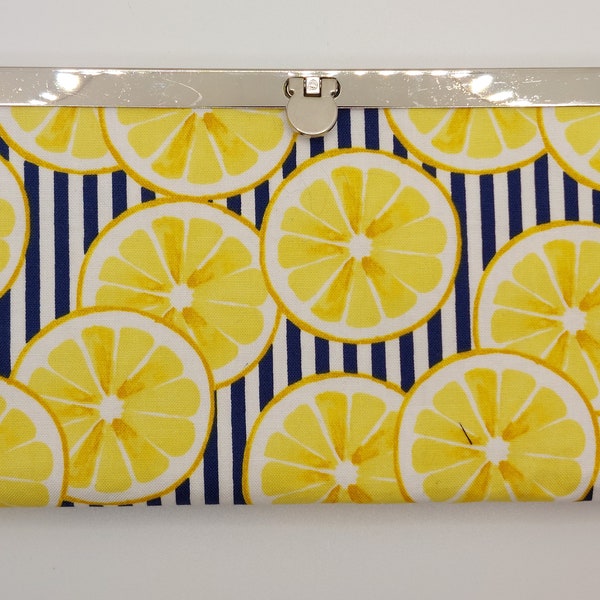 Lemons & Stripes - Diva Wallet and Checkbook Cover