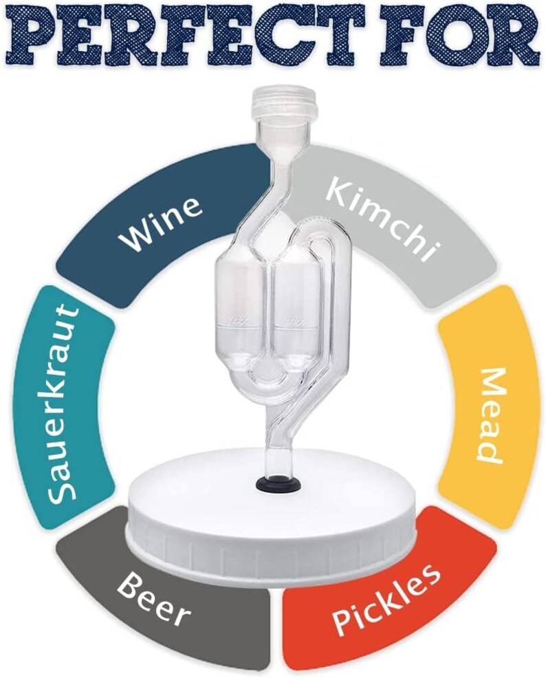 Airtight One Gallon Standard Fermentation Lid Gasket With Sshaped