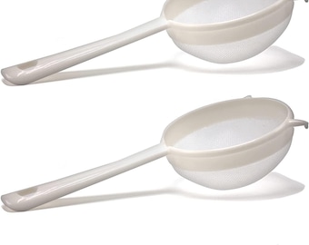 Fermentaholics Fine Mesh Strainer For Liquids Food Strainer Water Kefir 2pk