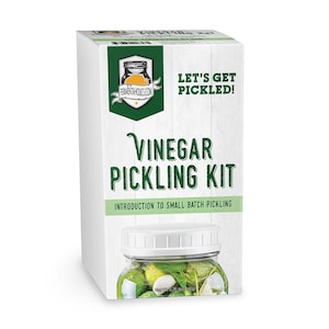 Fermentaholics Vinegar Pickling Kit - Homemade Pickles and More Made Easy