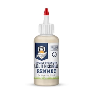 Liquid Microbial Rennet - Vegetarian Rennet - Vegan Cheesemaking