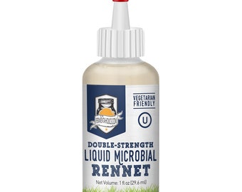 Liquid Microbial Rennet - Vegetarian Rennet - Vegan Cheesemaking