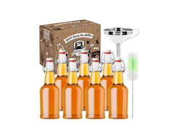 Kombucha Swing Top Bottling Kit - High-Pressure Bottles For Fermentation