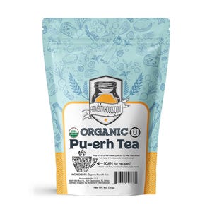 Organic Loose Leaf Pu-Erh Tea - Perfect for Kombucha Brewing - OU Kosher