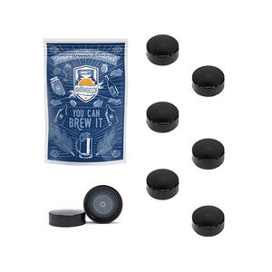 Store Bought Kombucha Bottle Cap Replacements - 38 mm - 8 pack