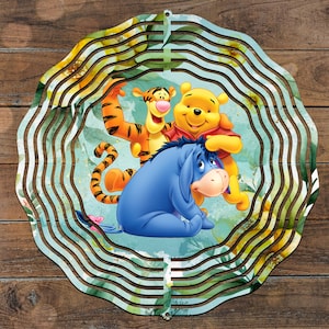 Winnie l'ourson hélice à vent Design, hélice à vent Winnie et ses amis PNG, hélice à vent Png 11 po, téléchargement numérique #WSP