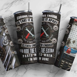 Mechanic Tool Box 20oz Tumbler Sublimation Design (PNG Digital Download)