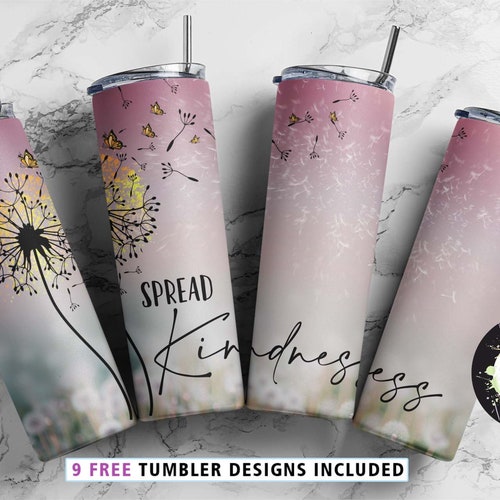 20 Oz Skinny Tumbler Sublimation Design Template Download PNG - Etsy