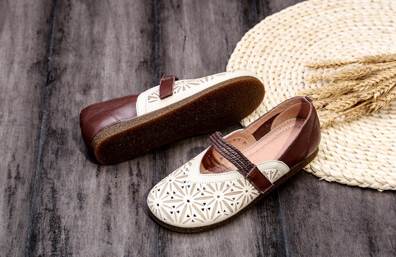 hollow carved casual sandals