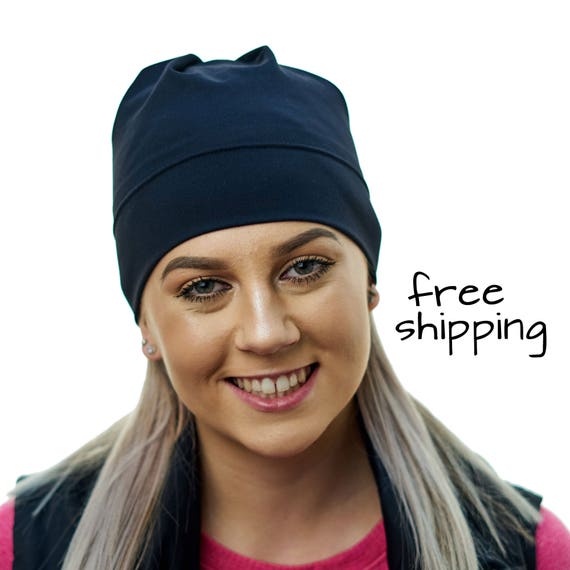 winter running beanie