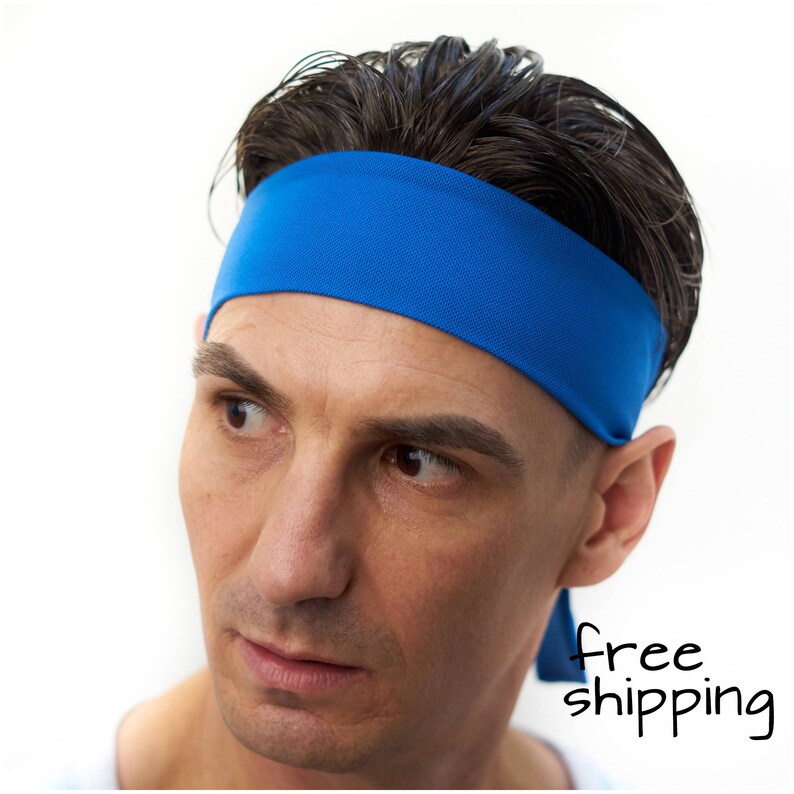 Mens Sports Sweatband Ideal For Running Tennis And Athletic Etsy