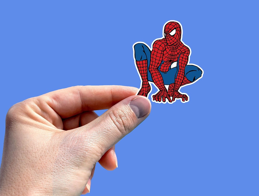 Spiderman Sticker Spiderman Vinyl Sticker Spiderverse Etsy