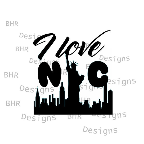 I love NYC SVG