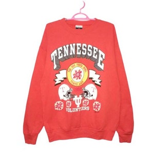 Rare!! Vintage 90s Tennessee Volunteers Rugby Spellout Pullover Jumper Sweatshirt