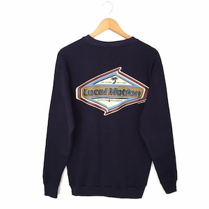 Rare!! Vintage 90s Local Motion Hawaii Pullover Jumper Sweatshirt Surfwear Surfboards Style Hawaii Beach