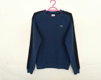 Rare!! Lacoste Small Logo Embroidery Pullover Jumper Sweatshirt