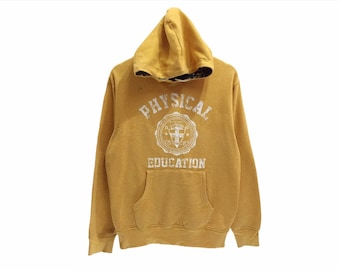 Rare!! Physical Education Spellout Pullover Jumper Sweatshirt Sweater Hoodie