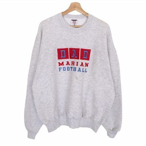 Rare!! Marian Football Dad Spellout Pullover Jumper Sweatshirt
