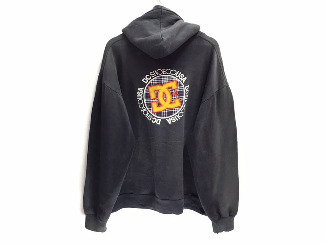 最高の Dc Vintage Rare!! Shoes Embroidery Spellout Logo Big USA トップス