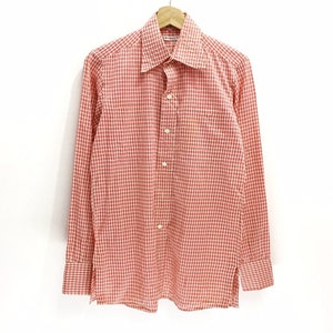 Rare!! Vintage 70s Saint Laurent Shirt Long Sleeve YSL Shirt 1970s