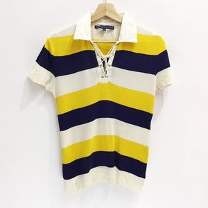 Rare!! Vintage Ralph Lauren Stripe Sweatshirt Knitwear