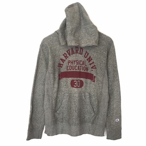 Rare!! Harvard University x Champion Small Logo Spellout Pullover Jumper Sweater Hoodie