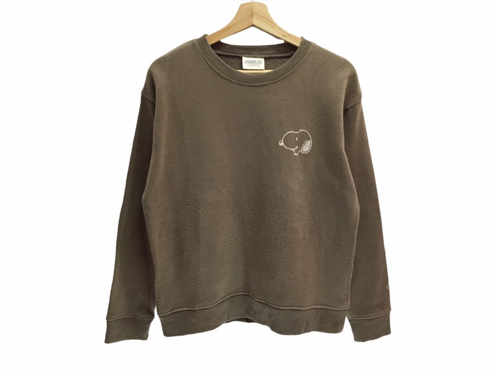 Rare!! Snoopy Woodstock Peanuts Spellout Pullover Jumper Sweatshirt Iconictees