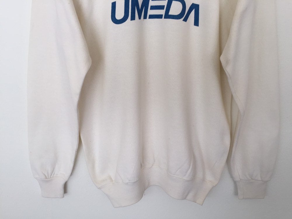 Rare Vintage 80s Umeda Spellout Pullover Jumper Sweatshirt Etsy