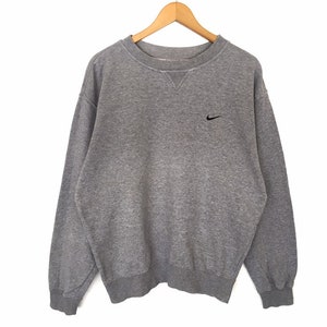 Rare!! Nike Small Logo Embroidery Pullover Jumper Sweatshirt