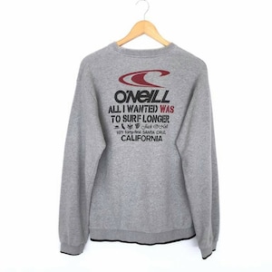 Rare!! O&#39;NEILL California Spellout Embroidery Pullover Jumper Sweatshirt
