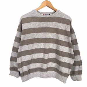 Rare!! Vintage Chaps Ralph Lauren Spellout Pullover Jumper Sweatshirt Chaps RL Striped Design