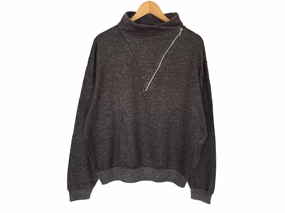 トップス vintage agnes b. homme riders foodie Rare!! Vintage Agnes B. Homme Fashion Designs Sweatshirt