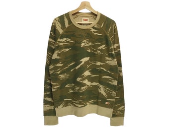 トップス 00s Faded Glory Camo Thermal Vintage 2000s Faded Glory Camo Thermal Longsleeve Shirt