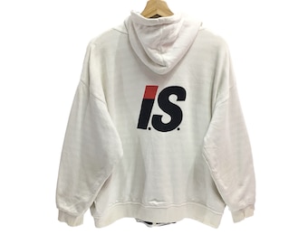 Rare!! Vintage IS Issey Miyake Japan Designer Spllout Pullover Jumper Sweatshirt Hoodie Reversible