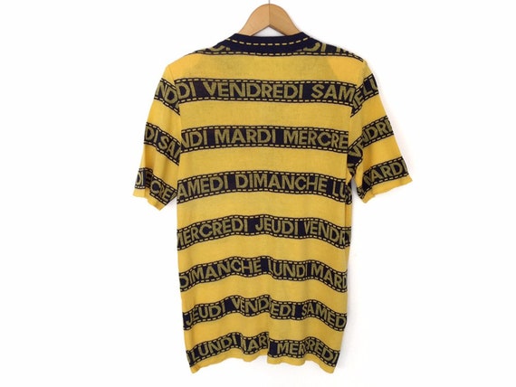 Rare!! Vintage Stripe Patterns Sweatshirt Knitwea… - image 2