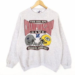 Rare!! Vintage 90s Championship Game NFC NFLP Rugby Spellout Pullover Jumper Sweatshirt